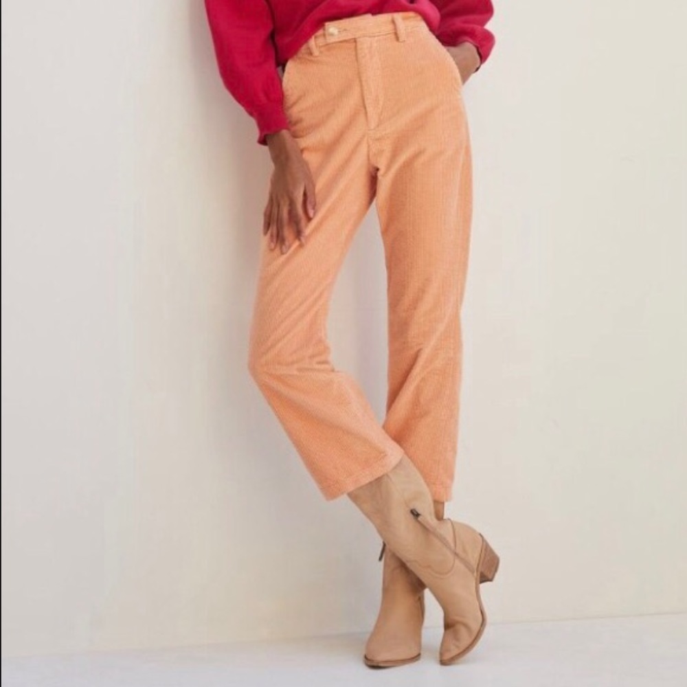 Anthropologie Levi’s Corduroy Pants Size 29 Math Club Cropped New with Tags pink - Picture 2 of 16